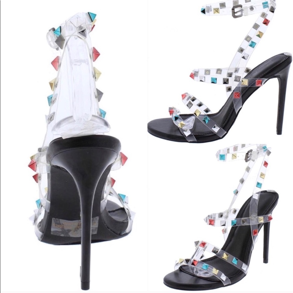 Eleanor Multi-color Studded Heel